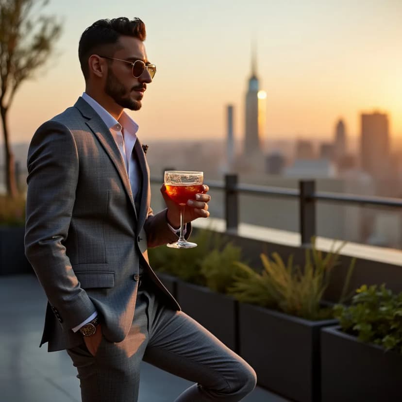 Rooftop Evening Glow